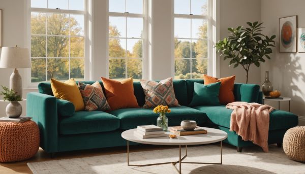 Choisir des coussins confortables et colorés