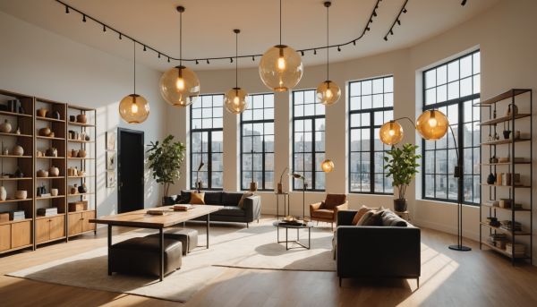 Lampe design salon