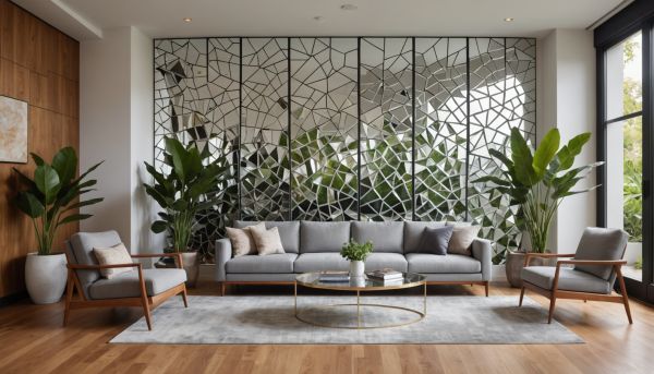 Miroir mural design