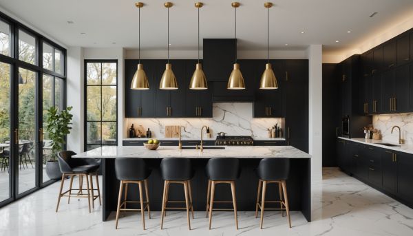 Suspension luminaire moderne