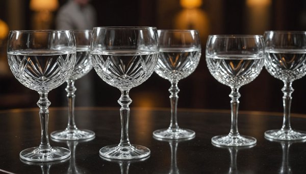 Les verres à pied en cristal : un trésor intemporel à découvrir